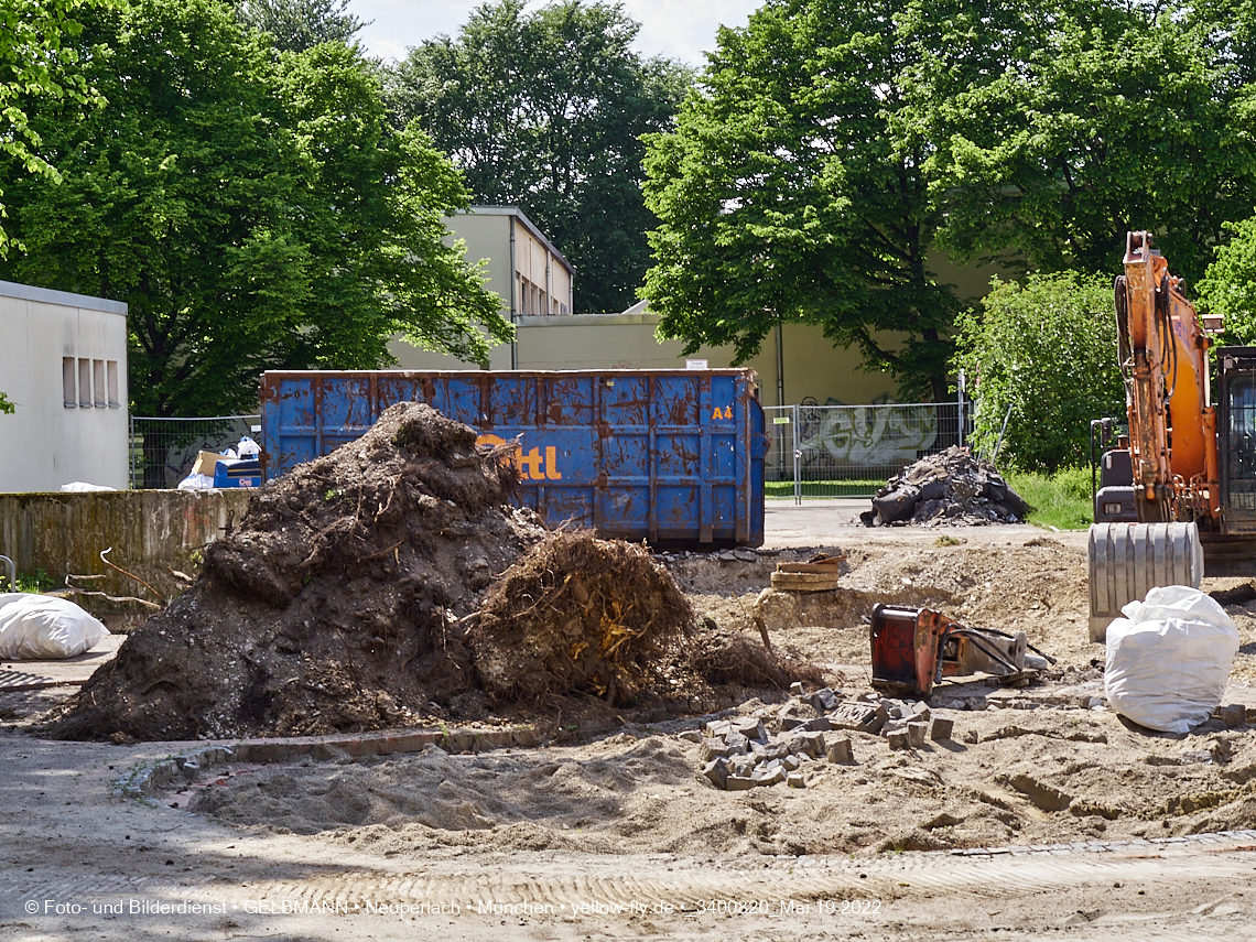 19.05.2022 - Baustelle am Haus für Kinder in Neuperlach